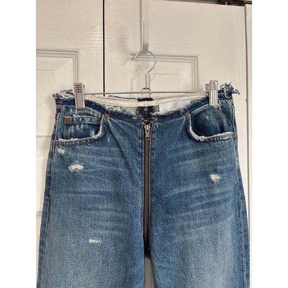 Boyish by HER Colby full zip raw hem slim jeans size 24/00 - Picture 3 of 10